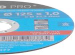 Tárcsa Strend Pro, 125x1,0x22,2 mm, fémvágó, doboz, 10 db