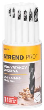 Drill Bit Set Strend Pro, for wood, 13.3x5.4x5.4 cm, pack of 11 pcs