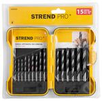 Drill Bit Set Strend Pro, for wood, pack of 15 pcs