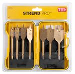Fúrókészlet Strend Pro, fához, lapos, 10-32 mm, csomag. 7 db