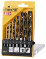 Drill Bit Set Strend Pro WD122, 8-piece, 3-10 mm, Wood, for wood