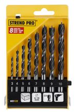 Drill Bit Set Strend Pro WD122, 8-piece, 3-10 mm, Wood, for wood