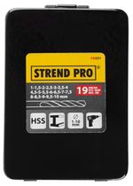 Fúrókészlet Strend Pro FD051, 19 részes, fémhez