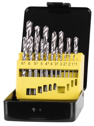 Drill set Strend Pro FD051, 19-pieces for metal