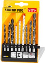 Drill Bit Set Strend Pro MS500, 9-piece, metal-wood-brick