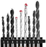Drill Bit Set Strend Pro MS500, 9-piece, metal-wood-brick