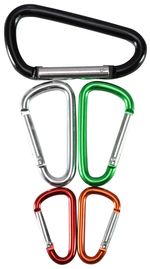 Karabiner készlet HF248142, fém, színes, 5 db