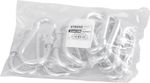 Karabiner Strend Pro, anyával, 8 mm, 10 db-os csomag