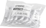 Karabiner Strend Pro, anyával, 8 mm, 10 db-os csomag