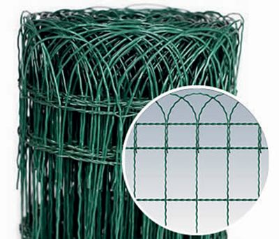 Wire net GardeNET 40 cm, L-25 m, PVC, decorative