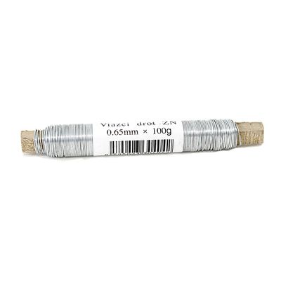 Wire Strend Pro GreenYard 0.65 mm, 100 g spool, galvanized