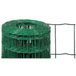 Kerítés EUROPLAST 1, 1600/100x50/2,20 mm, zöld, RAL 6005, horganyzott + PVC, 25 m-es tekercs