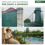 Kerítés EUROPLAST 1, 1000/100x50/2,20 mm, zöld, RAL 6005, horganyzott + PVC, 25 m-es tekercs
