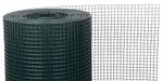 Mesh GARDEN PVC, 1000/16x16/1.2 mm, green, RAL 6005, square mesh, garden, for animal enclosures, pac