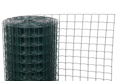 Fence Mesh EUROPLAST 3, 1000/50x50/2.20 mm, green, RAL 6005, Zn+PVC, pack. 25 m