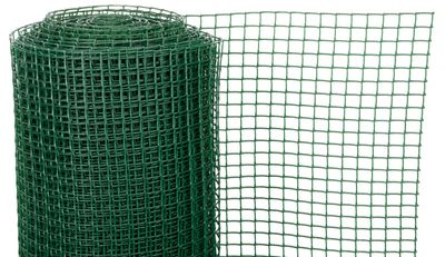 Wire net ECONOMY 7, 1000 / 20x20 mm, 300g / m2, green, all-plastic, pack. 25m