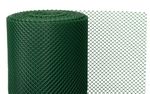 Háló ECONOMY 3, 1000/10x10 mm, 45°-os négyzetes minta, 300g/m2, zöld, teljesen műanyag, 25 m-es teke
