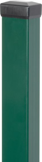 Post STANDART COLOR, 60x40 mm / 1.20 m, galvanized + powder coated, RAL 6005 Green, 1.5 mm