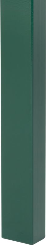 Post "STANDART COLOR", 60x40mm/1.20m, ZN+PP RAL 6005 GREEN, 1.5mm, with welded base (3.0mm/100mm/100