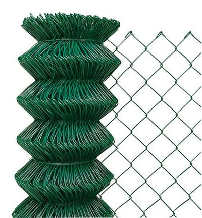 Mesh Strend Pro METALTEC PVC, 60/1800/2.50 mm, pack. 25 m, compact, green, STRONG, for fence, RAL 60