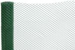 Háló ECONOMY 6, 1000/20x20 mm, 45°-os négyzetes minta, 300g/m2, zöld, teljesen műanyag, 5 m-es teker