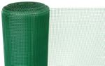 Mesh ECONOMY 5, 1000/10x10 mm, square pattern, 300g/m2, green, all-plastic, pack. 50 m