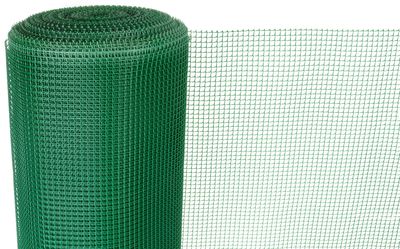 Mesh ECONOMY 5, 1000/10x10 mm, square pattern, 300g/m2, green, all-plastic, pack. 50 m