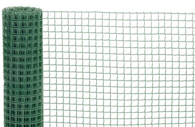 Mesh ECONOMY 7, 1000/20x20 mm, square pattern, 300g/m2, green, all-plastic, pack. 05 m