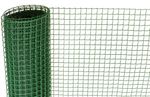 Háló ECONOMY 7, 1000/20x20 mm, négyzetes minta, 300g/m2, zöld, teljesen műanyag, 10 m-es tekercs