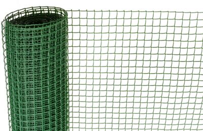 Mesh ECONOMY 7, 1000/20x20 mm, square pattern, 300g/m2, green, all-plastic, pack. 10 m