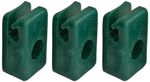 Clip Strend Pro METALTEC 1, guide, for tension wire, with screw, green, pack of 10 pcs