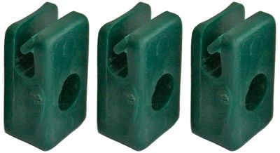 Clip Strend Pro METALTEC 1, for tension wire, with screw, green, pack. 10 pcs
