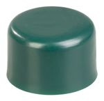 Čiapka Strend Pro METALTEC, na okrúhly stĺpik, plastová, zelená, 38 mm