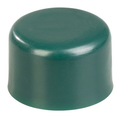 Cap on pipe-post 38mm Metaltec, PVC, green
