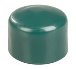 Cap on pipe-post 40mm Metaltec, PVC, green