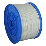 Rope Strend Pro NDB200, 6 mm, white, Nylon, load capacity 576 kg, L-90 m