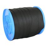 Rögzítő heveder Strend Pro WR50, 30 mm, fekete, 60 m tekercs, PP, max. 230 kg