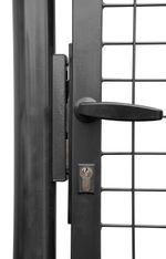 Brána Strend Pro METALTEC ECO, 1000/1800/50x50 mm, hranatý rám, antracit, jednokrídlová, záhradná, ZN+PVC, RAL7016