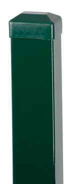 Post Strend Pro EUROSTANDARD, 2400/60x40/1.50 mm, green, square, with cap, Zn+PVC, RAL6005