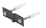 Bracket Strend Pro EUROSTANDARD, for wood/wall, for fence panel, including screw and wall plug, anth