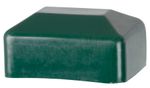 Sapka Strend Pro EUROSTANDARD, szögletes oszlopra, kupak, műanyag, zöld, 60x40 mm