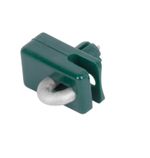 Clip Strend Pro METALTEC 2, for tension wire, with clove, green