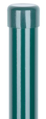 Oszlop Strend Pro METALTEC, 38/1750/1,25 mm, zöld, kerek, sapka, Zn+PVC, RAL6005050000006151