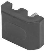 Rögzítő Strend Pro EUROSTANDARD, 60x40 mm, antracit, kerítés panelhez, csavarral együtt, M alakú
