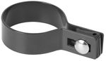 Objímka Strend Pro EUROSTANDARD, 60 mm, koncová, antracit, Zn+PVC, RAL7016, na okrúhly stĺpik