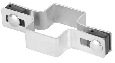 Clamp Strend Pro EUROSTANDARD, 60x40 mm, intermediate, galvanized, for square post