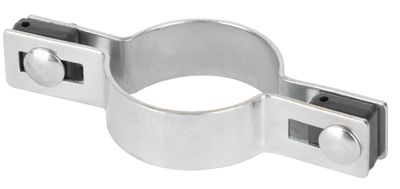 Clamp Strend Pro EUROSTANDARD, 48 mm, intermediate, galvanized, for round post