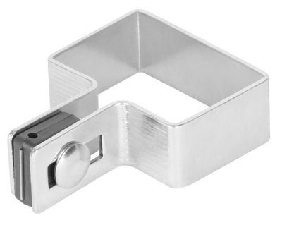 Átölelő bilincs Strend Pro EUROSTANDARD, 60x40 mm,  vég, galvanizált,szögletes oszlopra