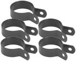 Clamp Strend Pro METALTEC, 38 mm, anthracite, RAL7016, for round post, pack. 5pcs