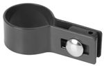 Bilincs Strend Pro EUROSTANDARD, 38 mm, vég, antracit, RAL7016, kerek oszlophoz